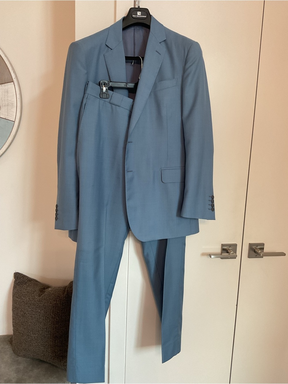 Men's Slate Blue Suit Jacket & Pants - Classic Two-Piece Suit